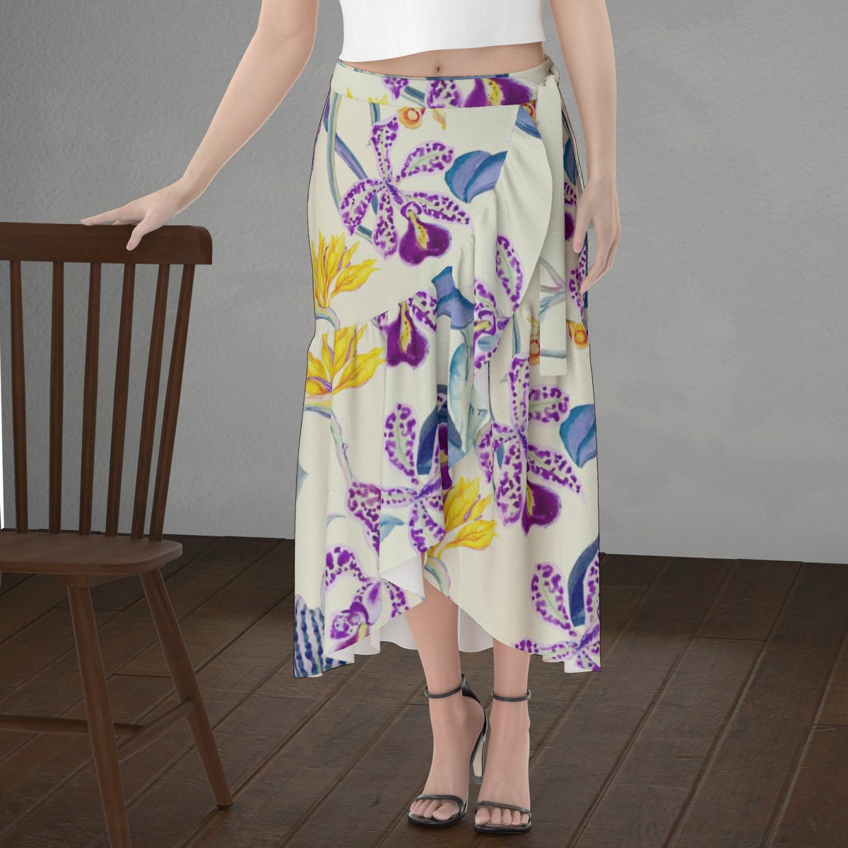 All-Over Print Women's Wrap Skirt