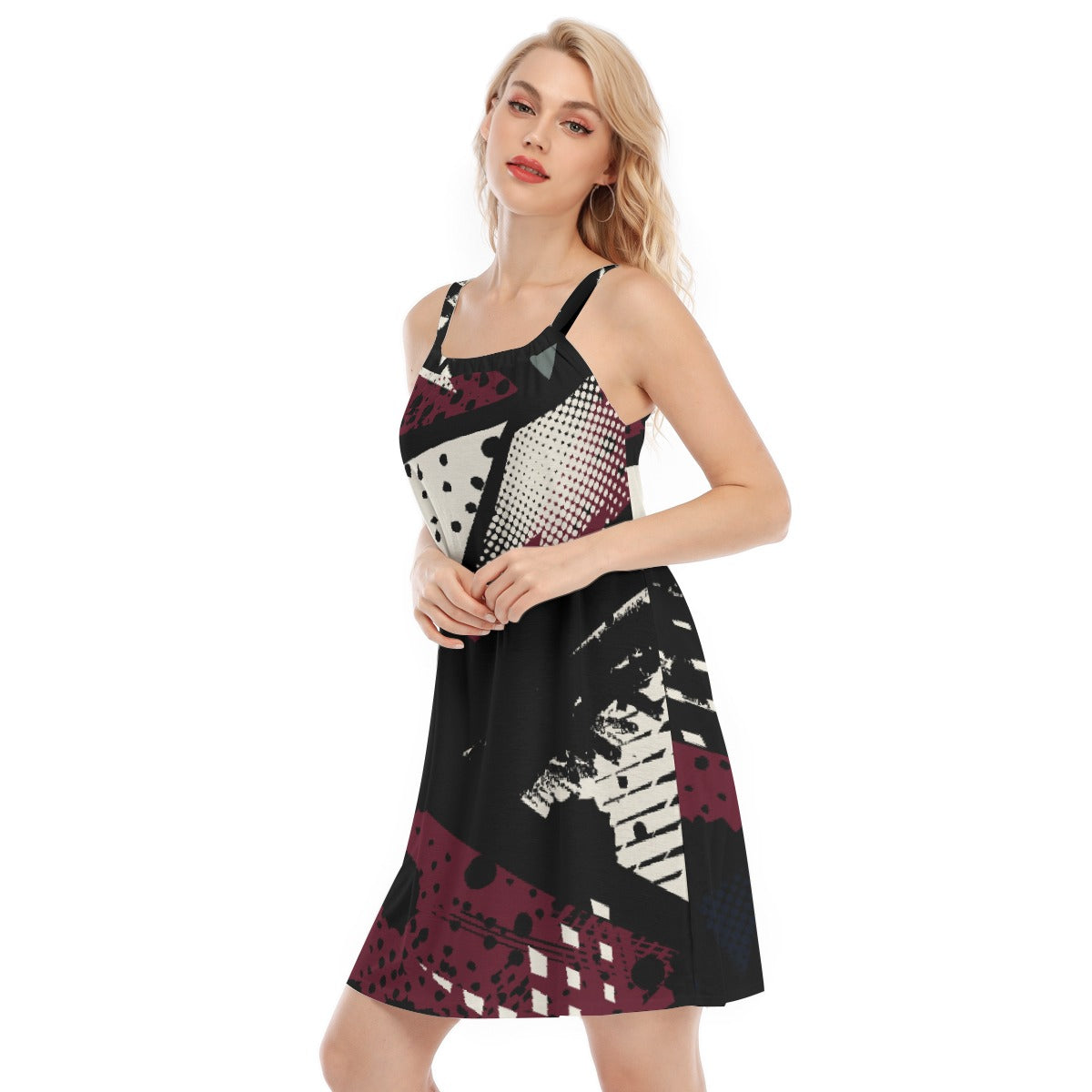 All-Over Print Women's Sleeveless Cami Dress