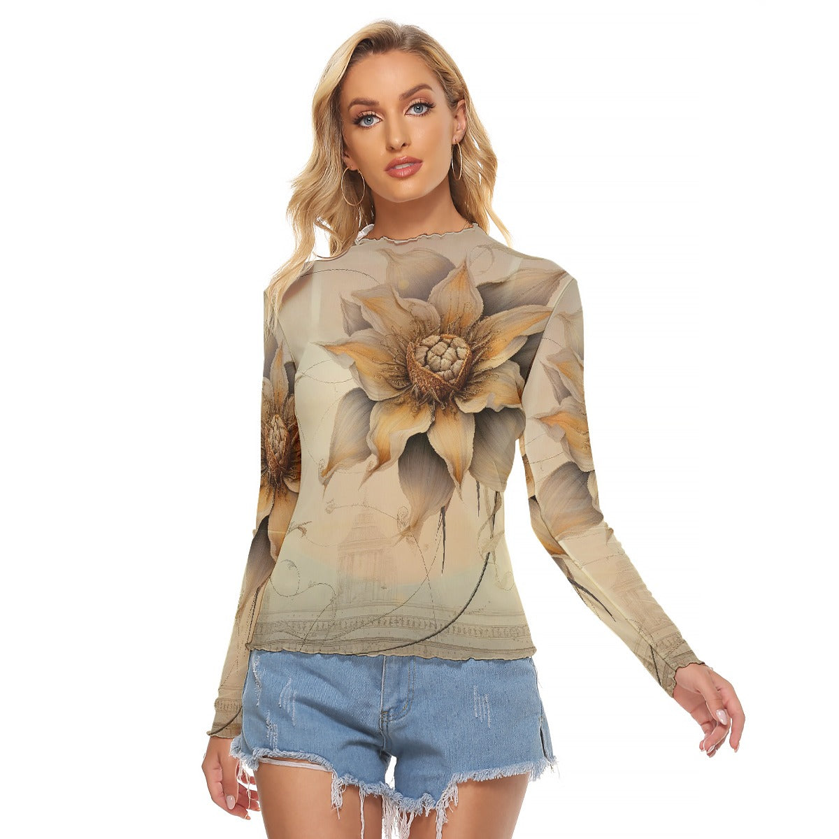 All-Over Print Women's Mesh T-shirt