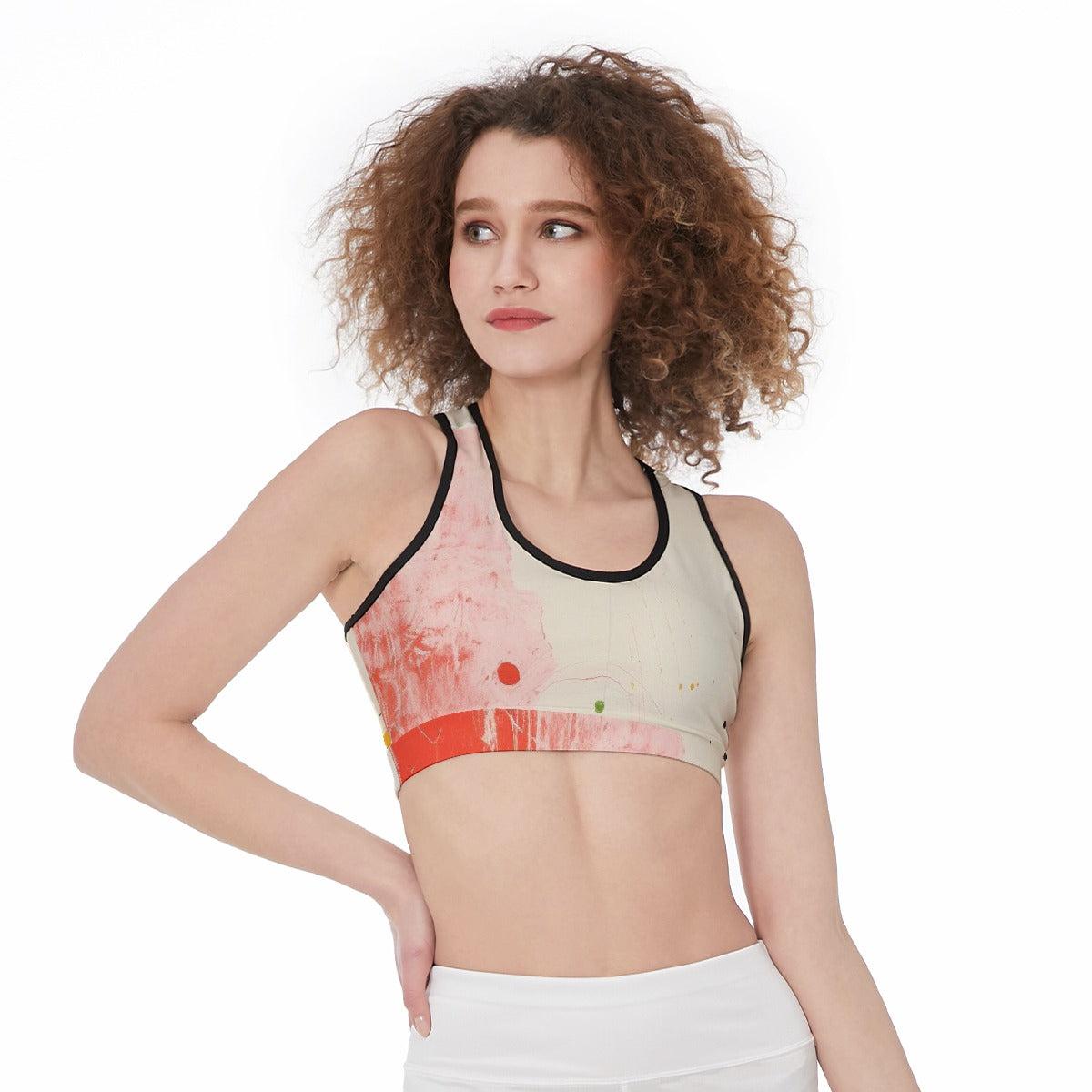 All-Over Print Sports Bra