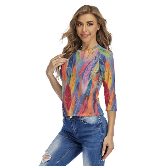 All-Over Print Women's Raglan Sleeves T-shirts