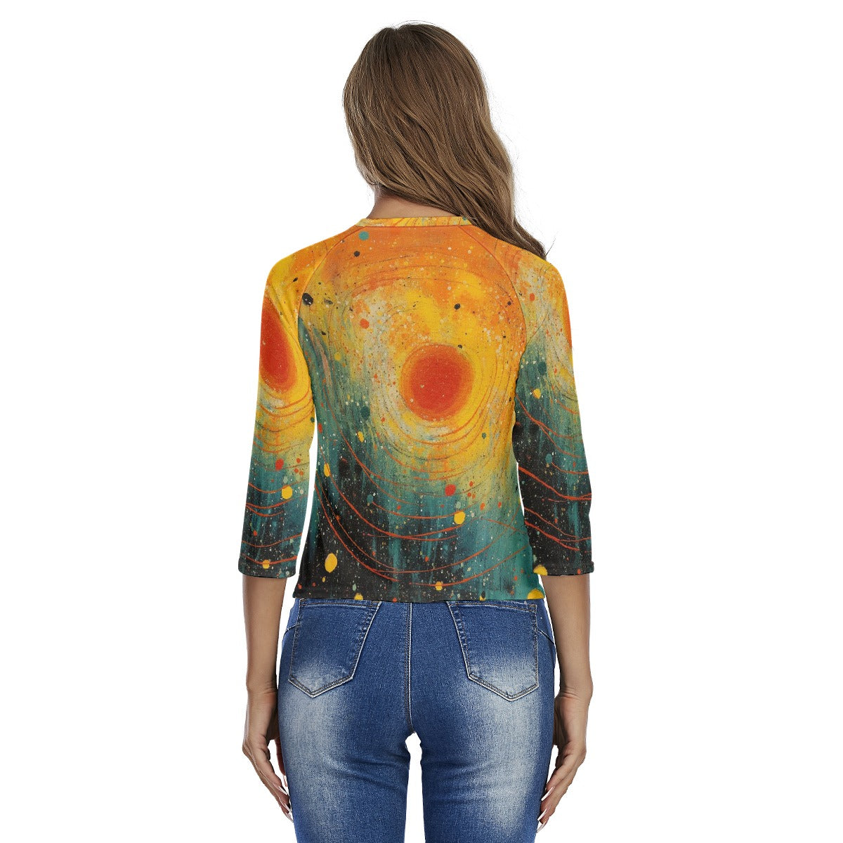 All-Over Print Women's Raglan Sleeves T-shirts