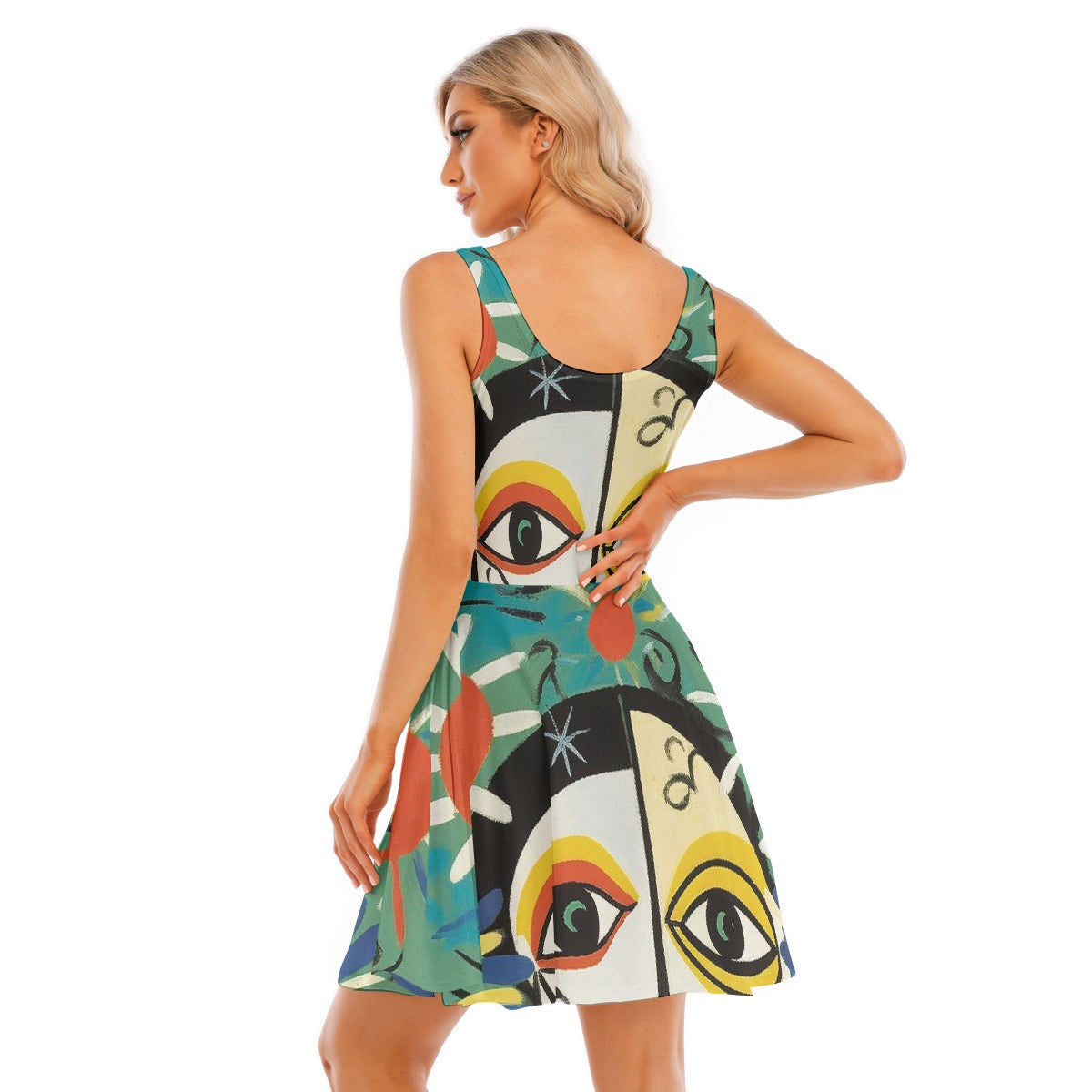 All-Over Print Women's Tank Vest Dress