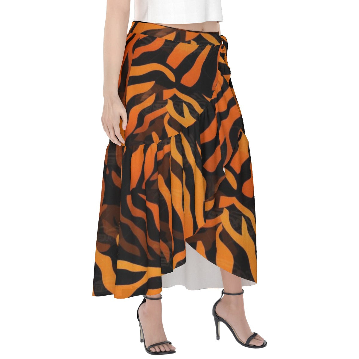 All-Over Print Women's Wrap Skirt