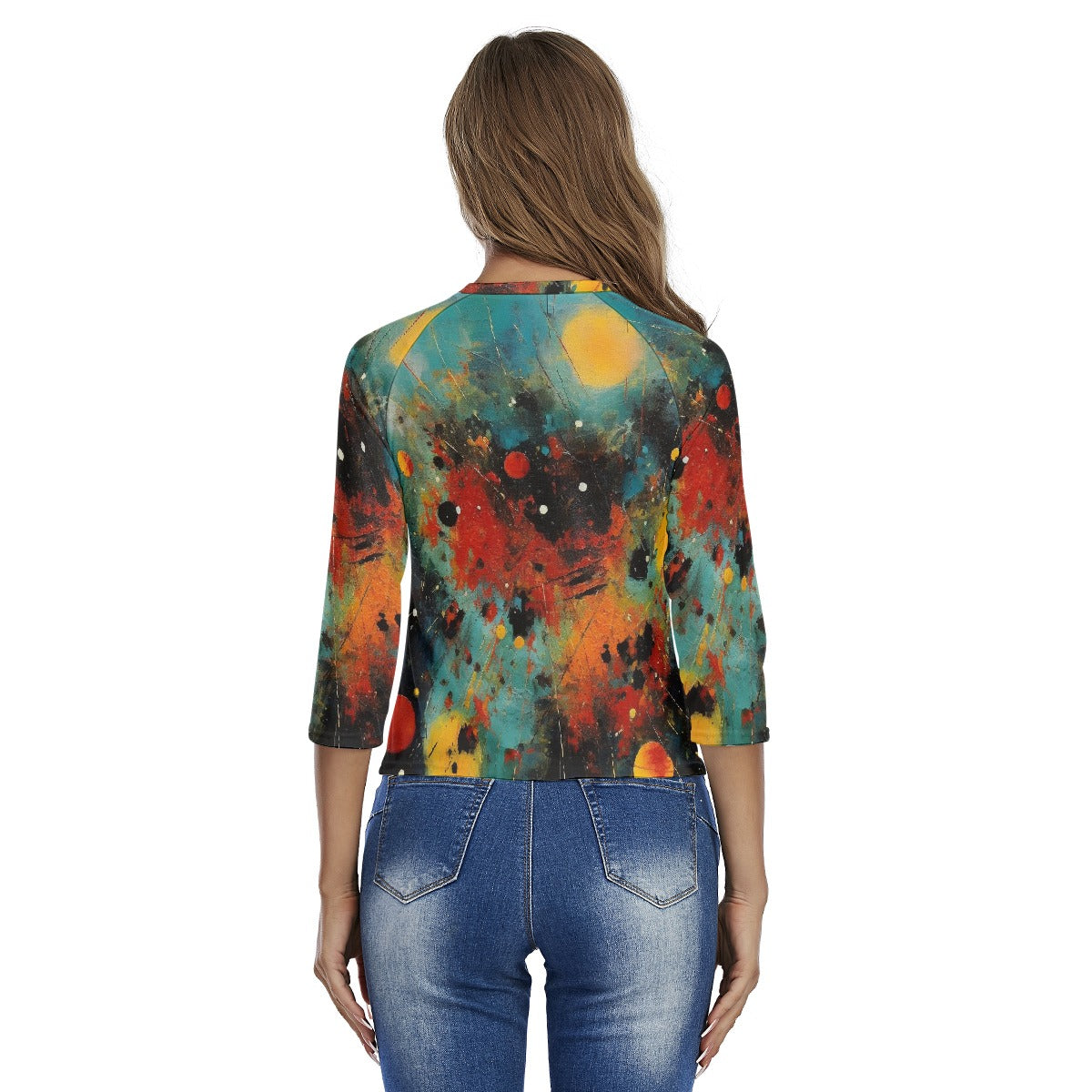 All-Over Print Women's Raglan Sleeves T-shirts