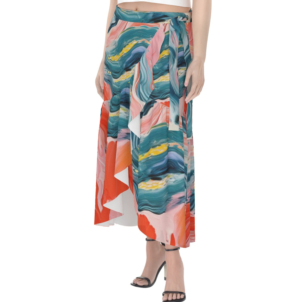 All-Over Print Women's Wrap Skirt