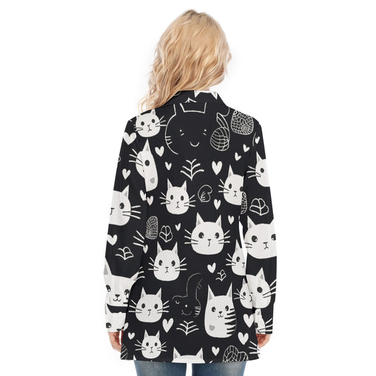 All-Over Print Women's Long Shirt