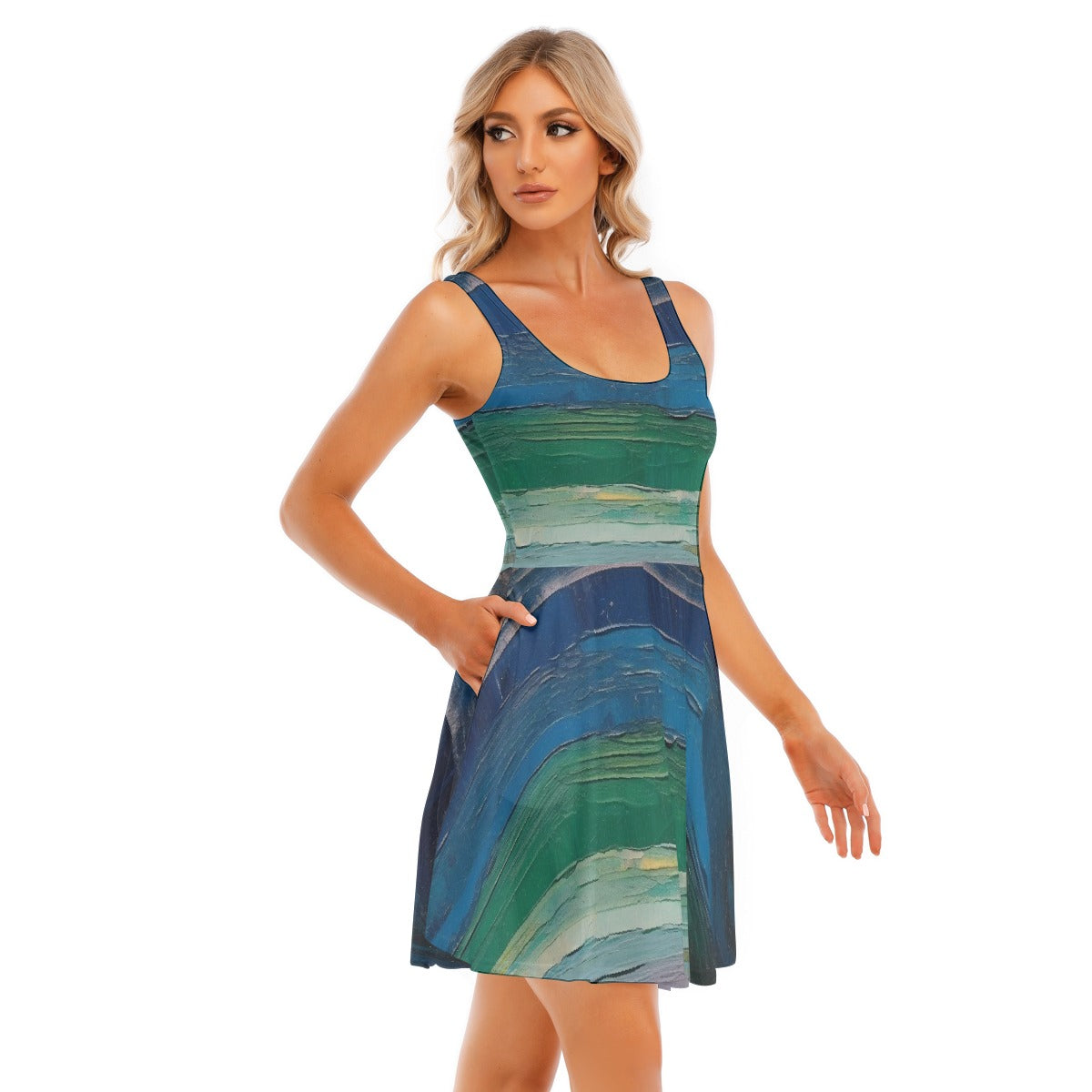 All-Over Print Women's Tank Vest Dress