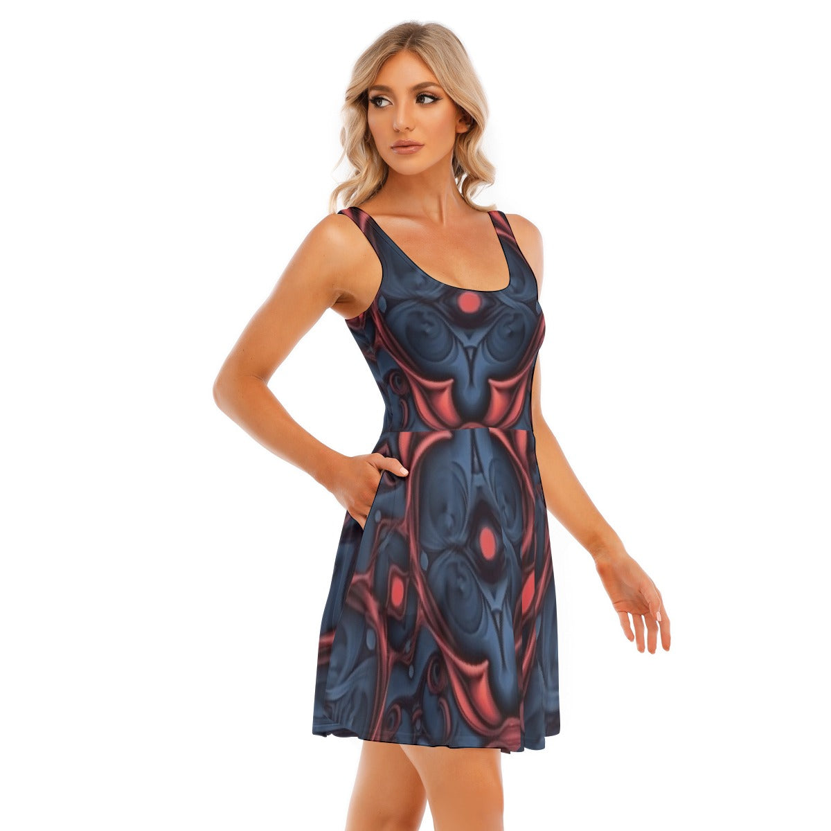 All-Over Print Women's Tank Vest Dress