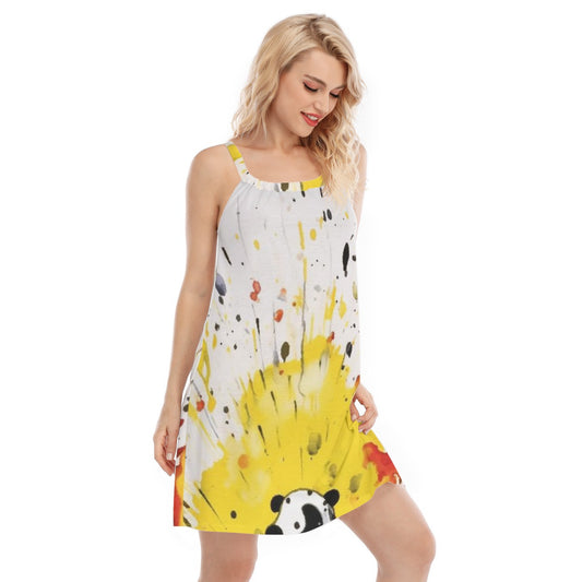 All-Over Print Women's Sleeveless Cami Dress