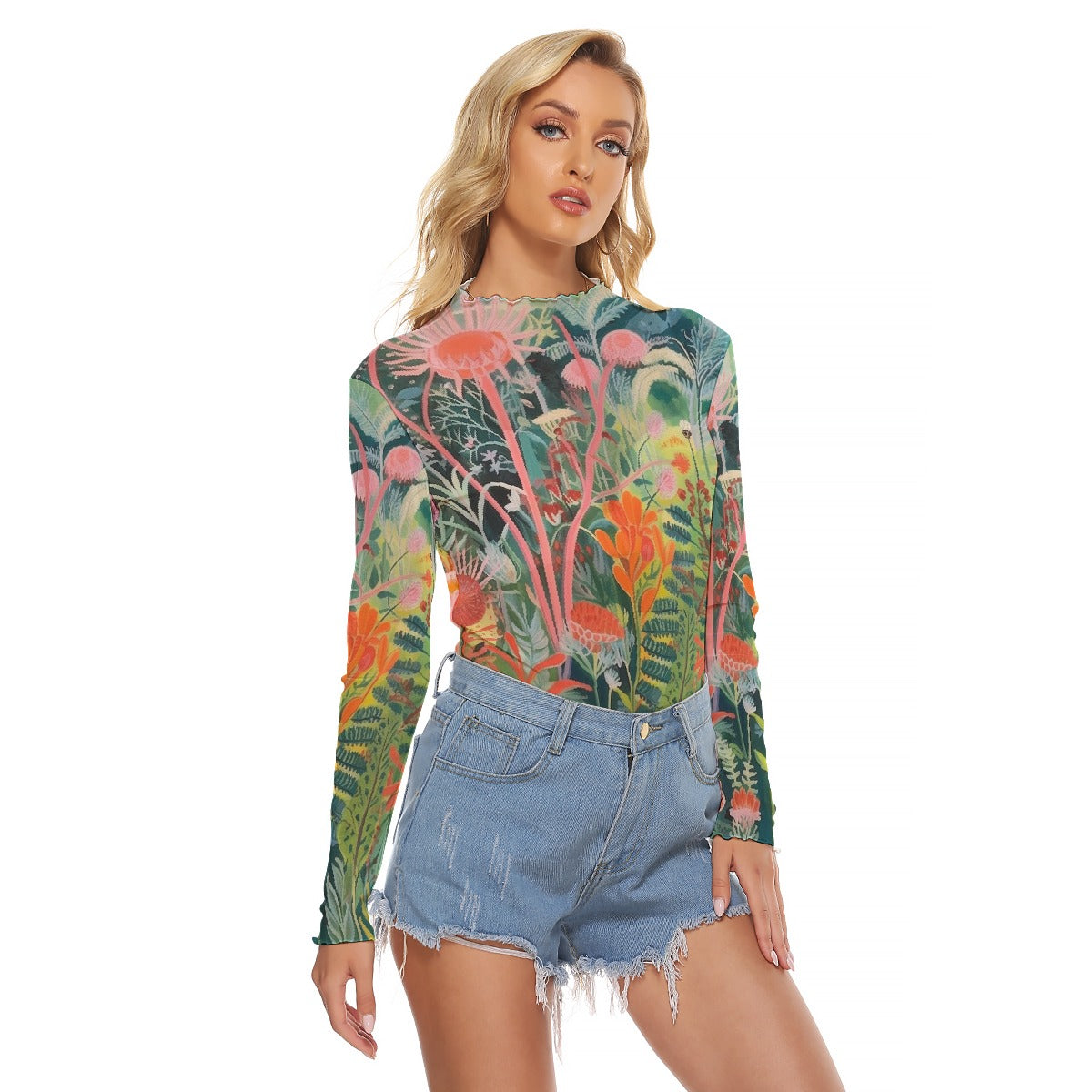 All-Over Print Women's Mesh T-shirt