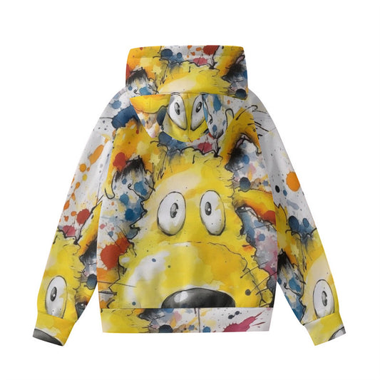 All-Over Print Women’s Hoodie With Decorative Ears