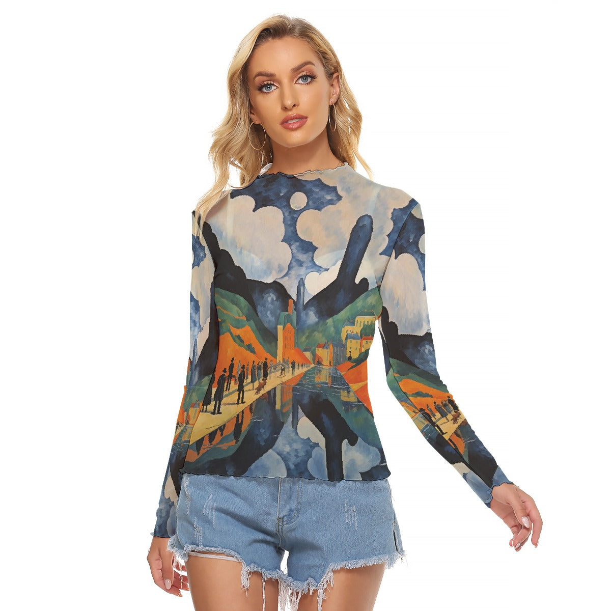 All-Over Print Women's Mesh T-shirt