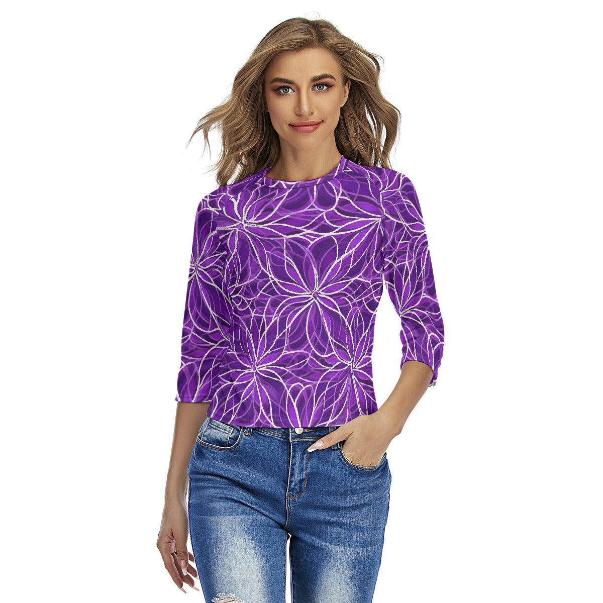 All-Over Print Women's Raglan Sleeves T-shirts