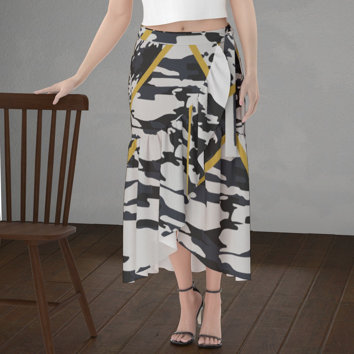 All-Over Print Women's Wrap Skirt