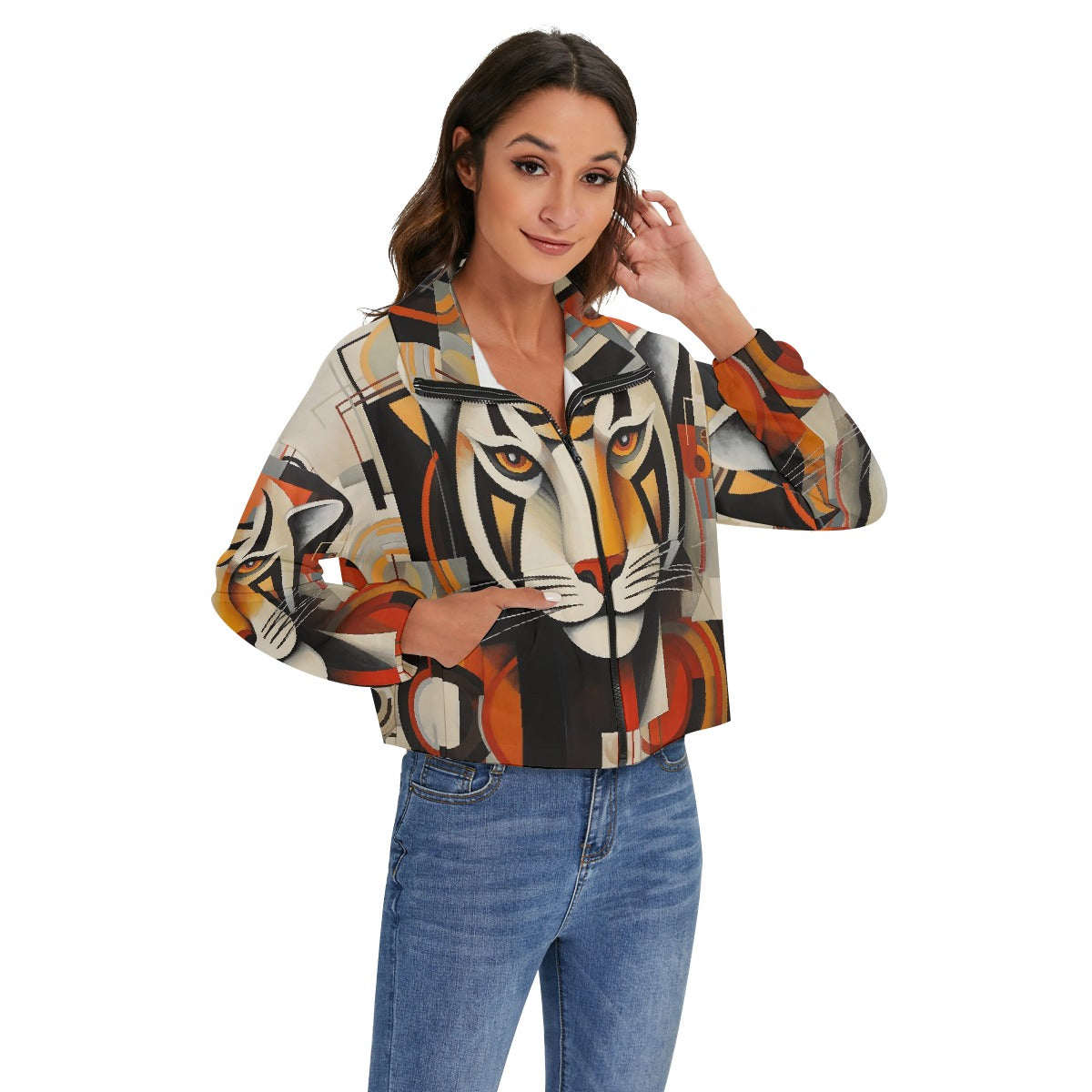 All-Over Print Women's Zip Jacket