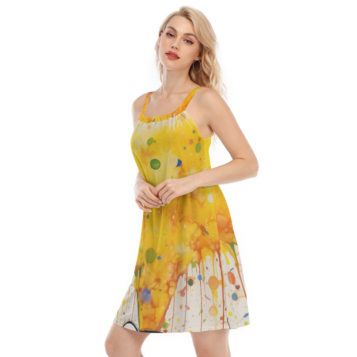 All-Over Print Women's Sleeveless Cami Dress