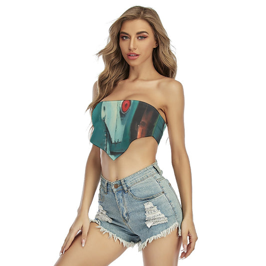 All-Over Print Women's Triangle Tube Top