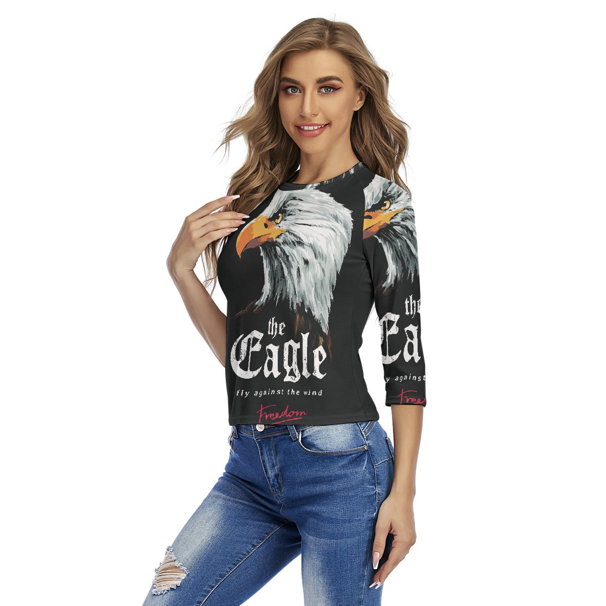 All-Over Print Women's Raglan Sleeves T-shirts