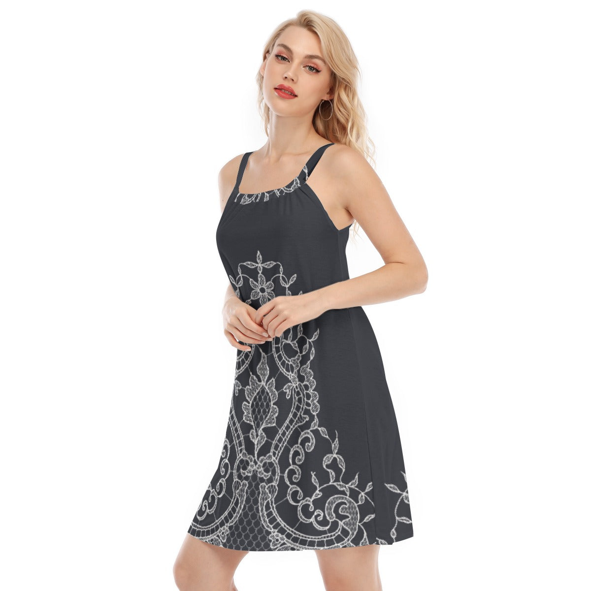 All-Over Print Women's Sleeveless Cami Dress