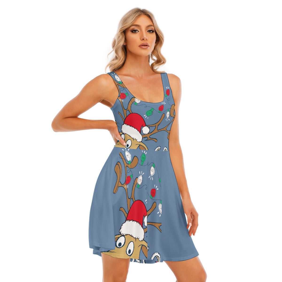 All-Over Print Women's Tank Vest Dress