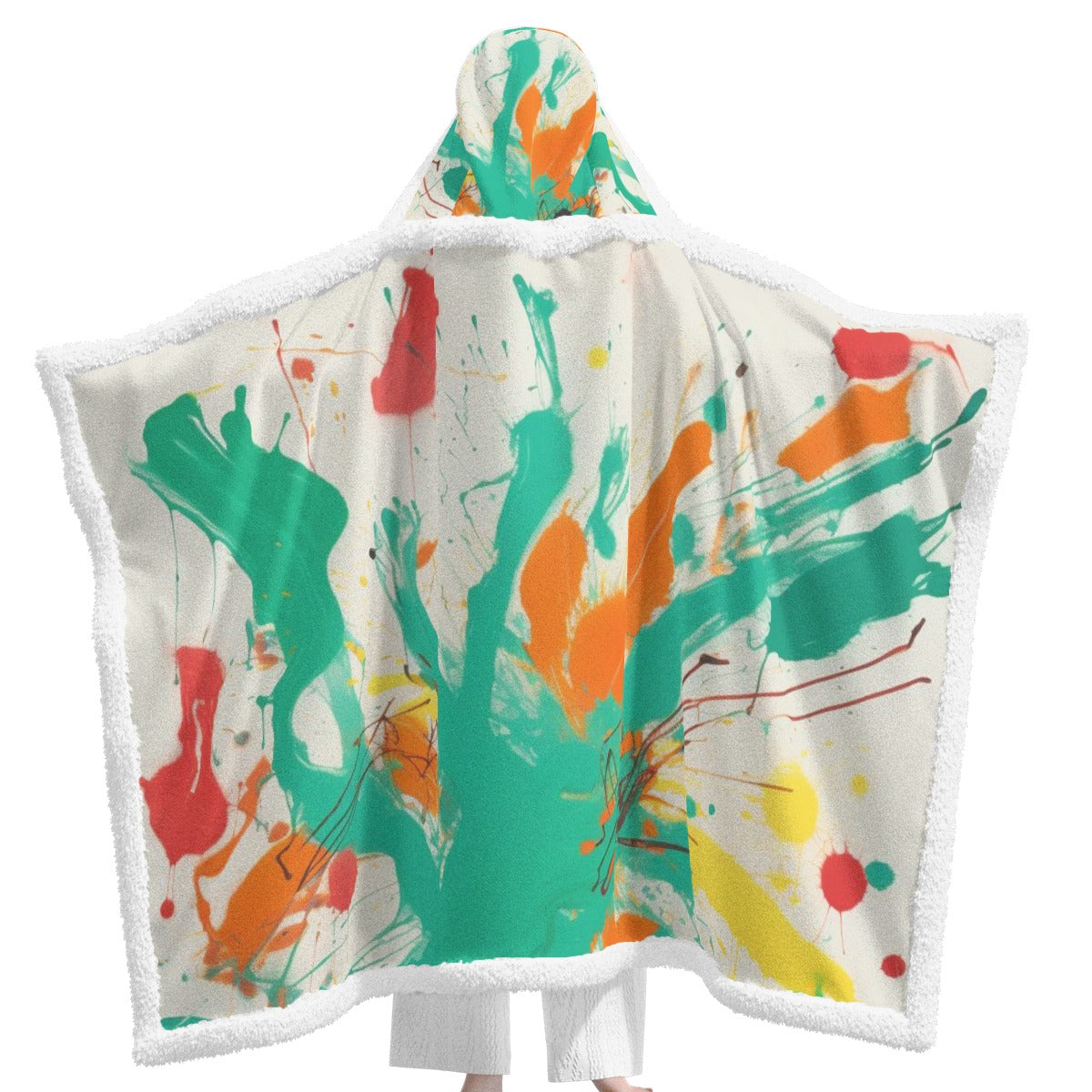 All-Over Print Unisex Wearable Hooded Blanket