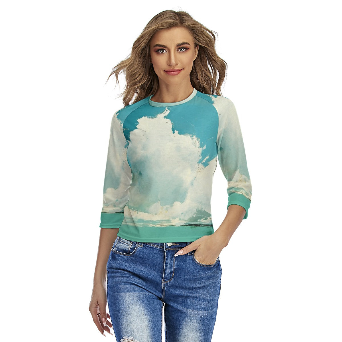 All-Over Print Women's Raglan Sleeves T-shirts