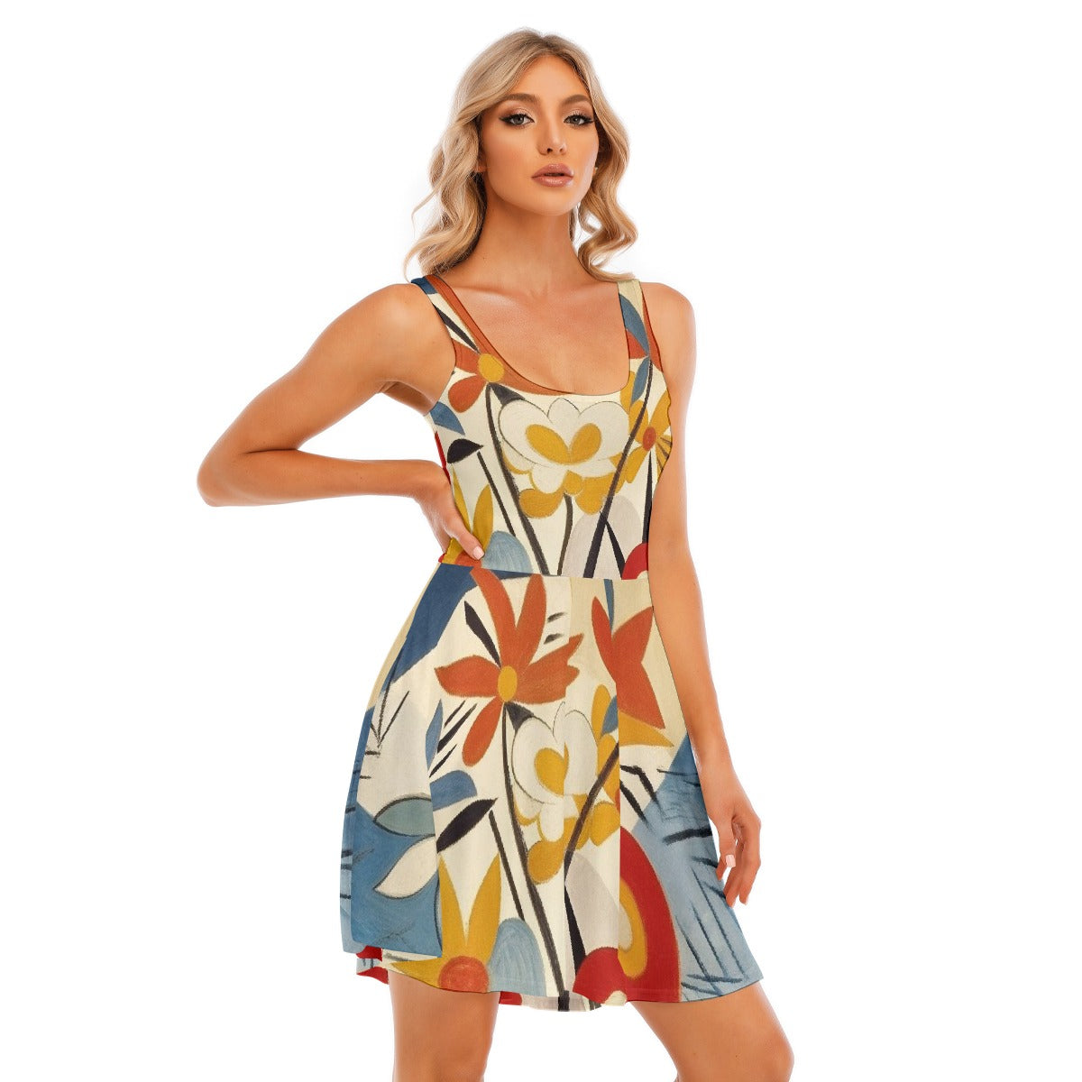 All-Over Print Women's Tank Vest Dress