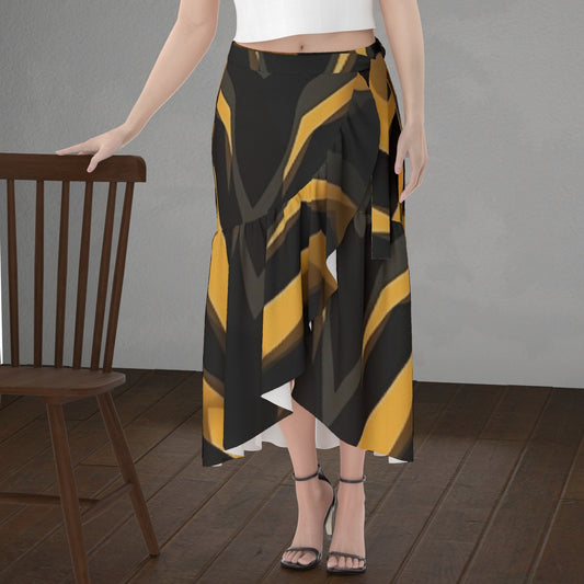 All-Over Print Women's Wrap Skirt