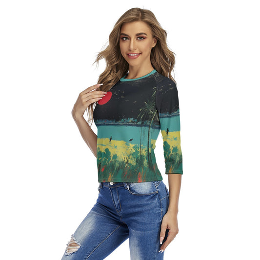 All-Over Print Women's Raglan Sleeves T-shirts