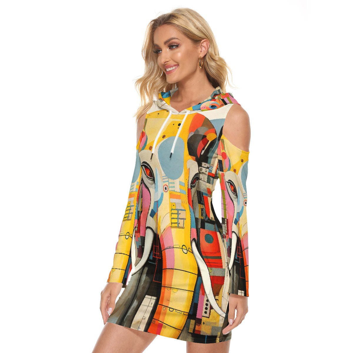 All-Over Print Women's Tight Dress