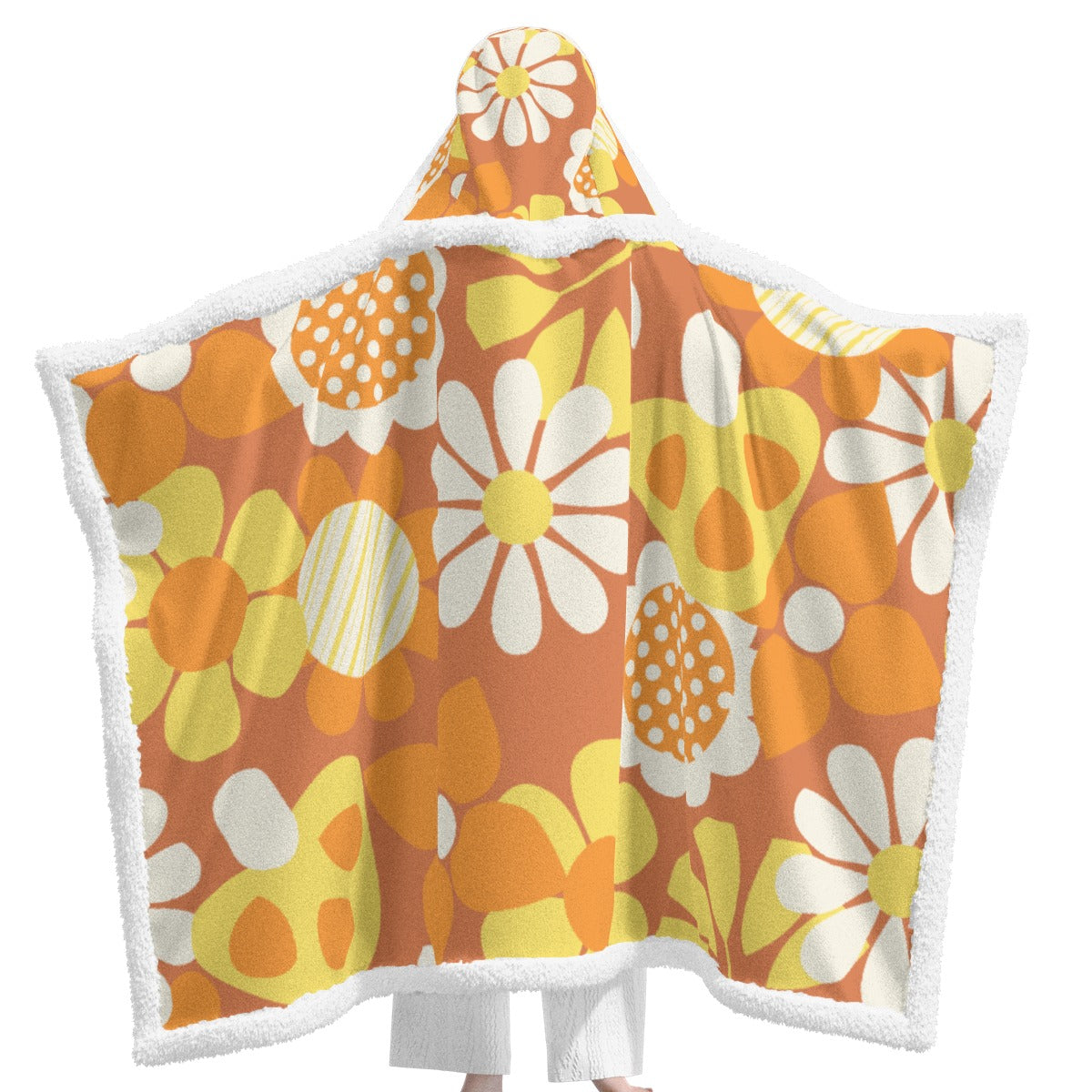 All-Over Print Unisex Wearable Hooded Blanket