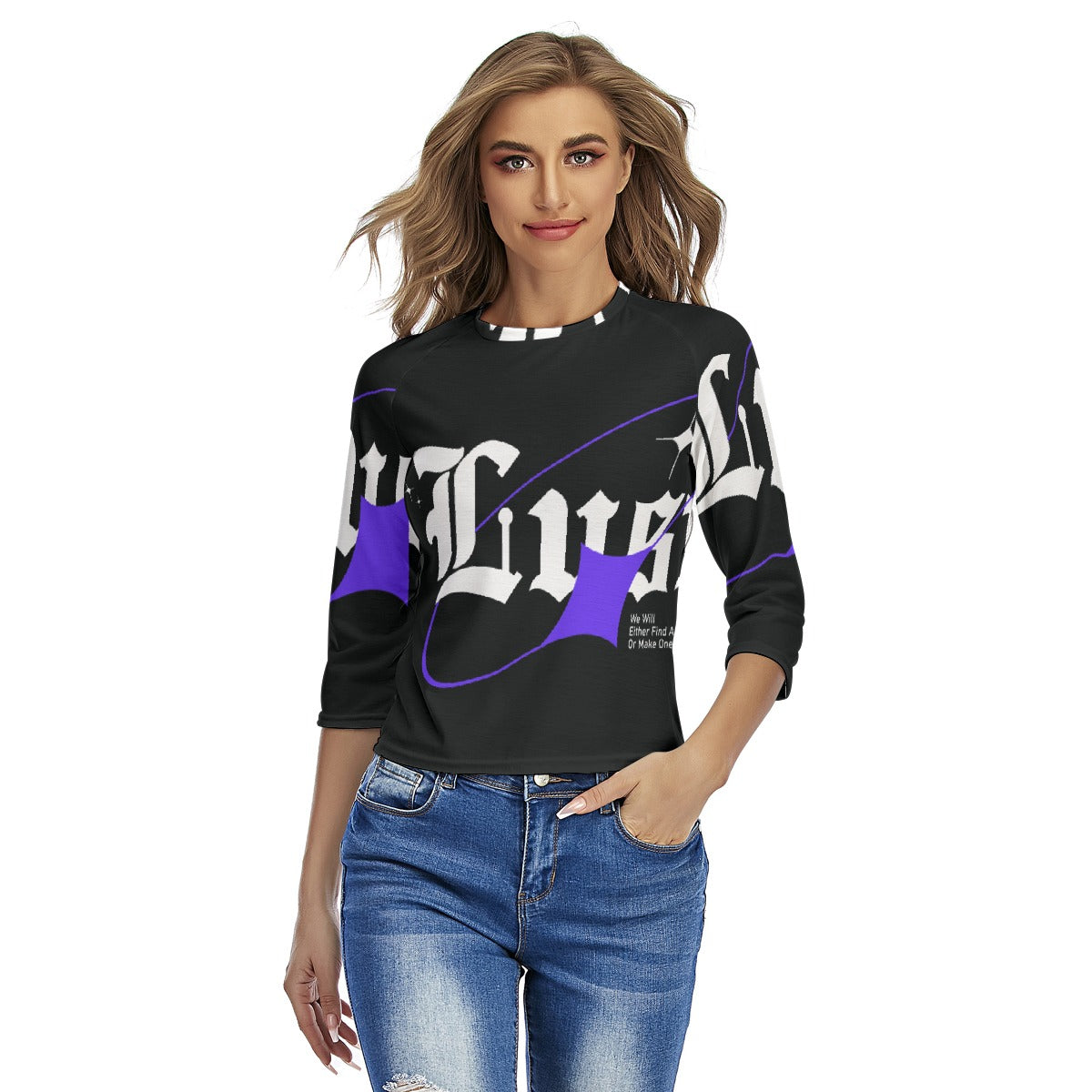 All-Over Print Women's Raglan Sleeves T-shirts