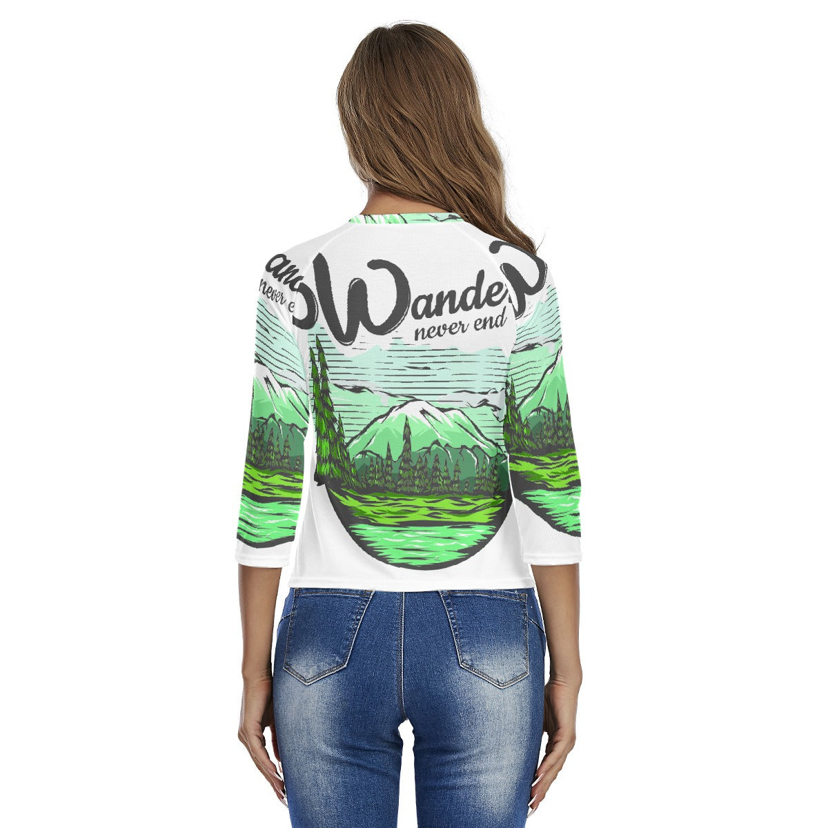 All-Over Print Women's Raglan Sleeves T-shirts