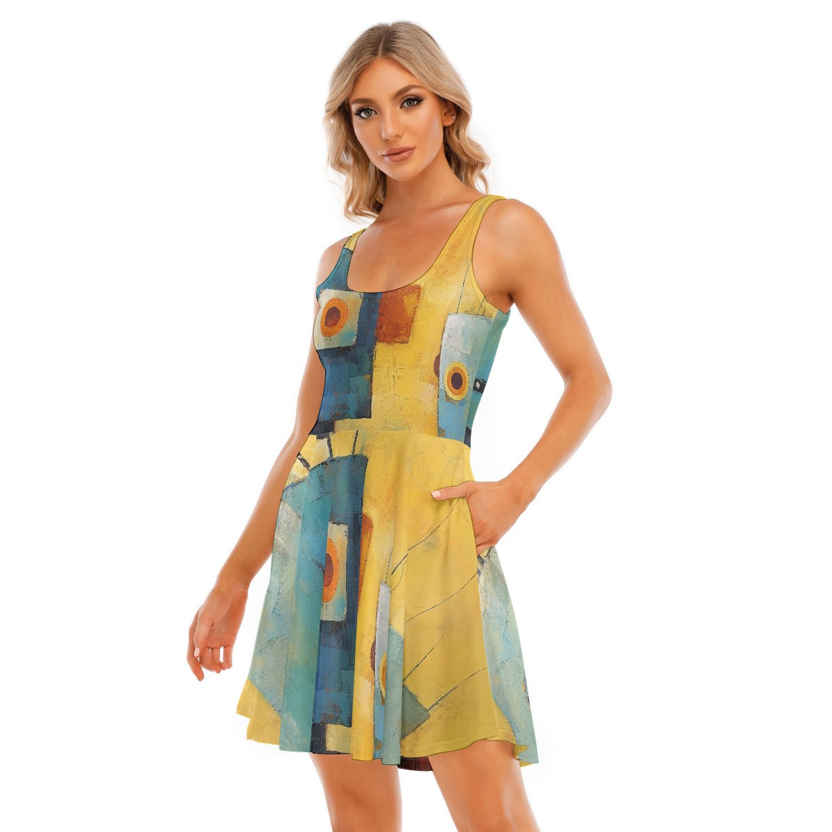 All-Over Print Women's Tank Vest Dress