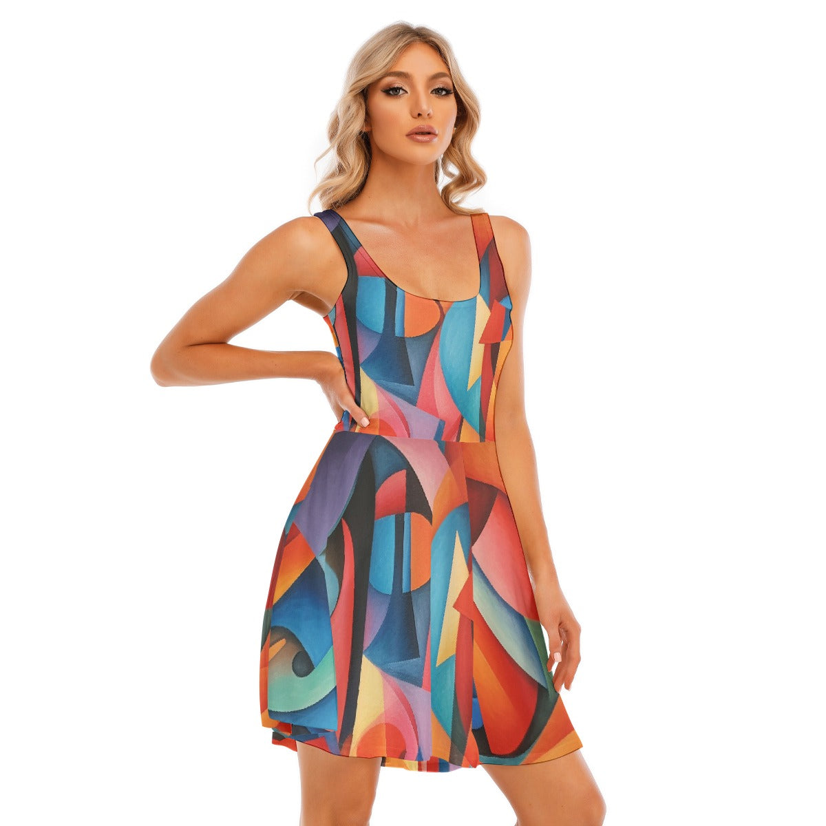 All-Over Print Women's Tank Vest Dress