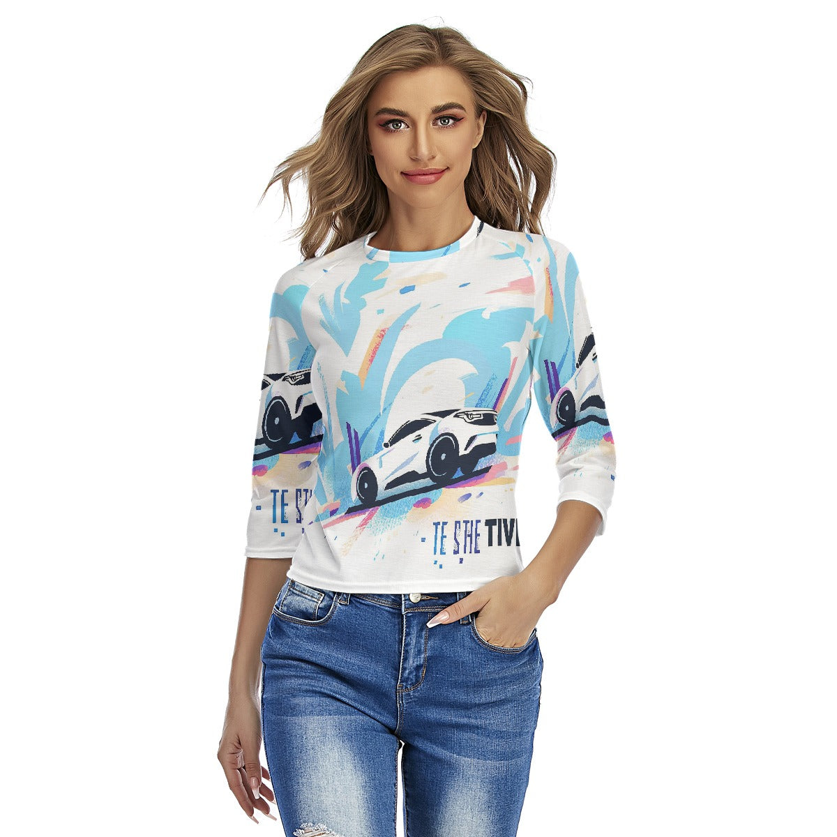 All-Over Print Women's Raglan Sleeves T-shirts