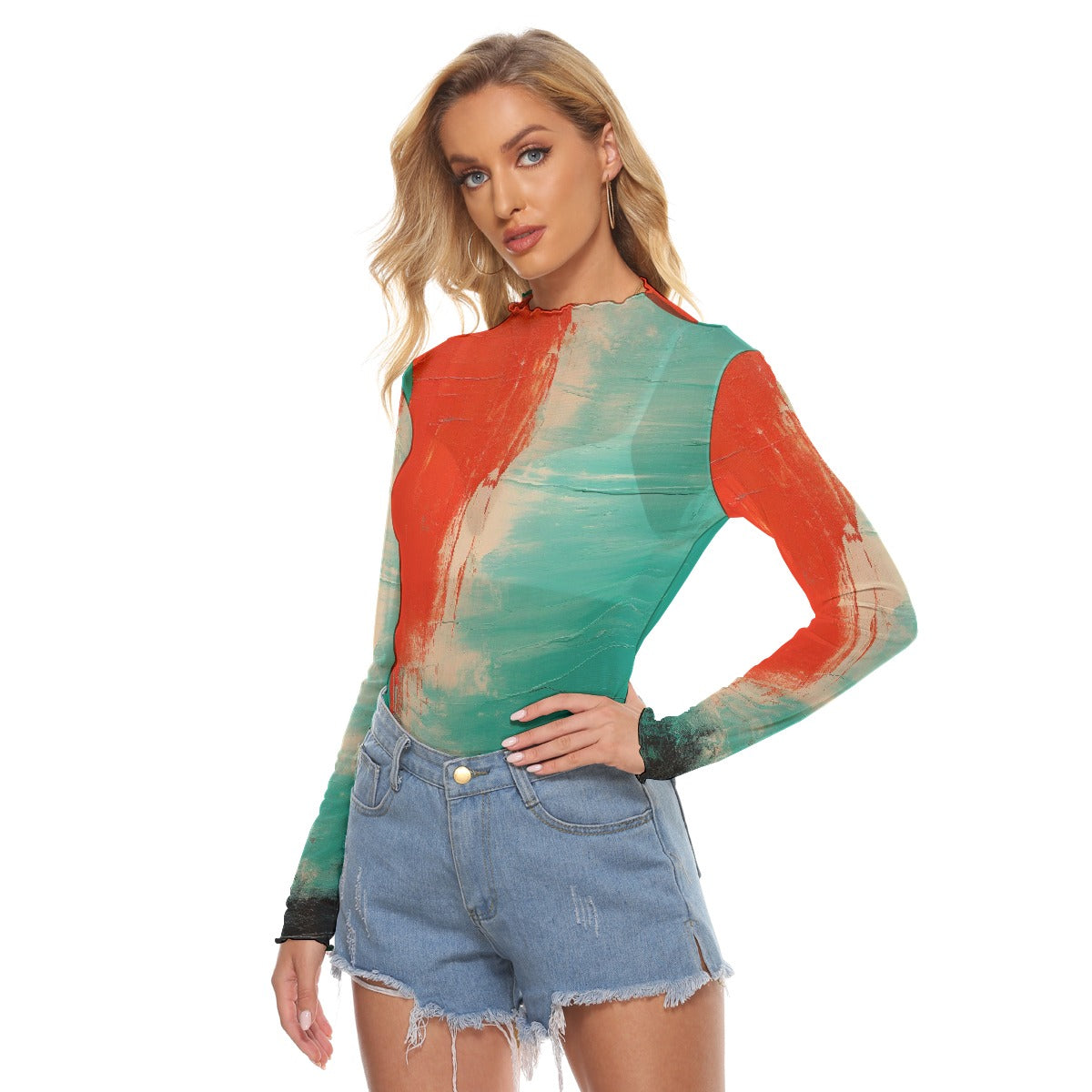 All-Over Print Women's Mesh T-shirt