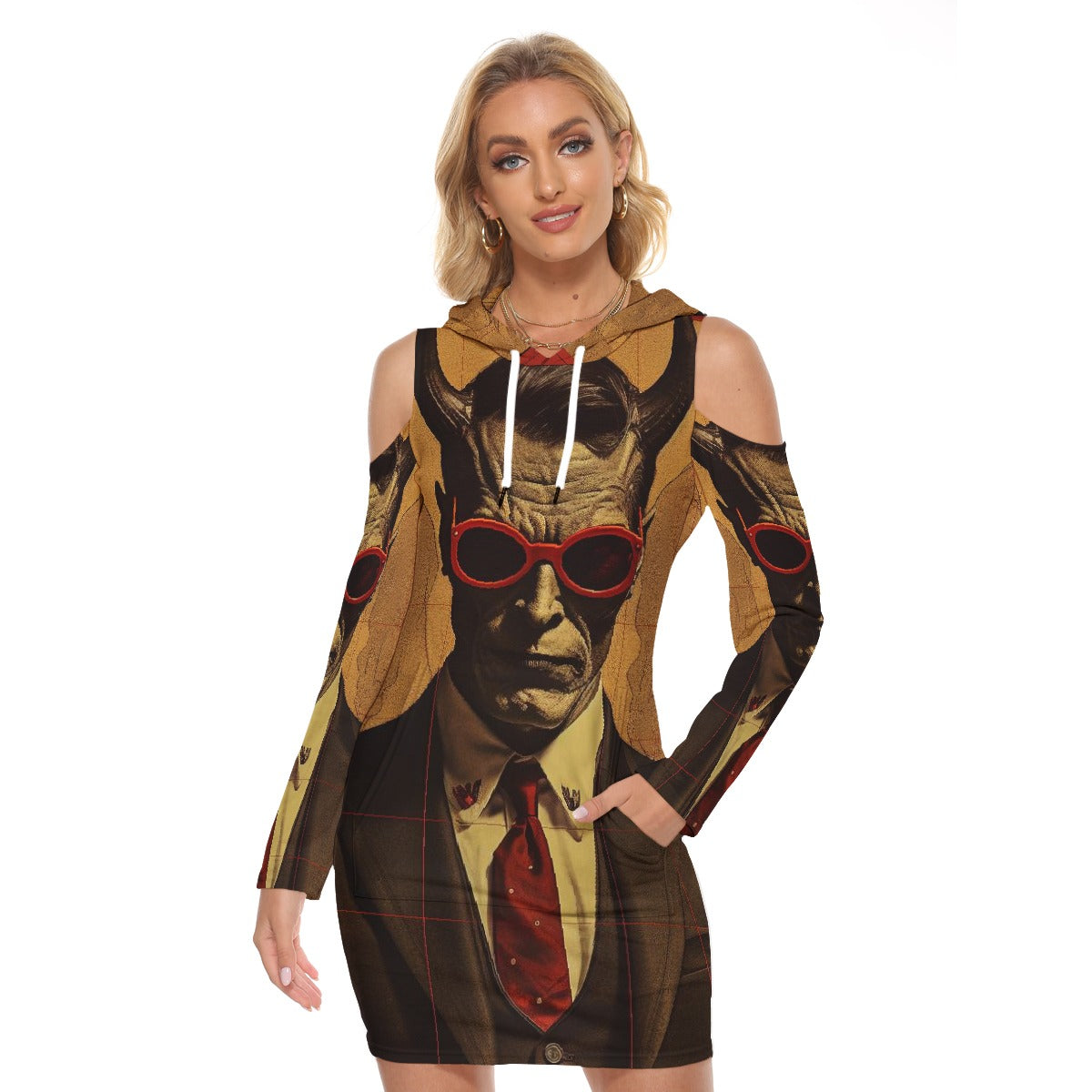 All-Over Print Women's Tight Dress