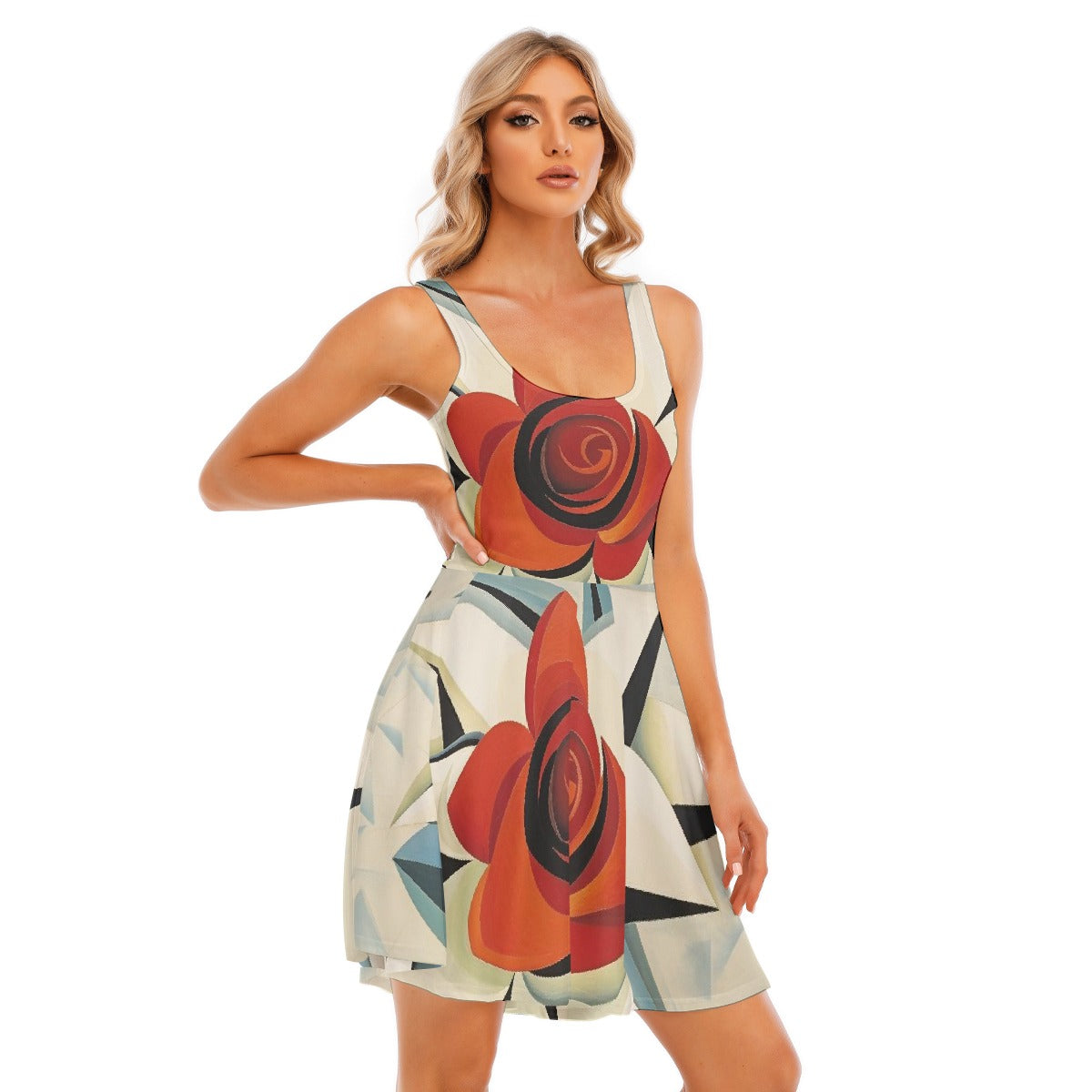 All-Over Print Women's Tank Vest Dress