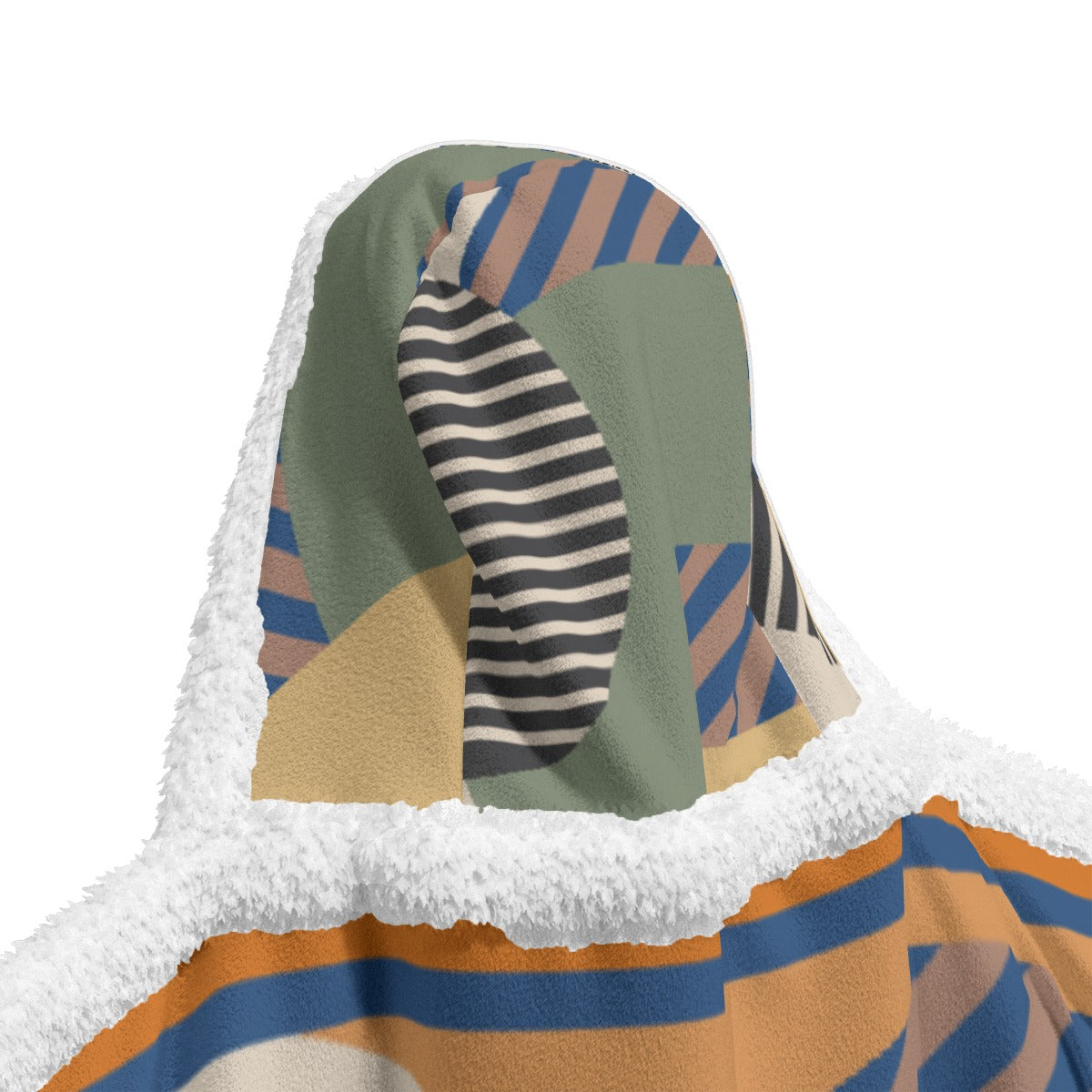 All-Over Print Unisex Wearable Hooded Blanket