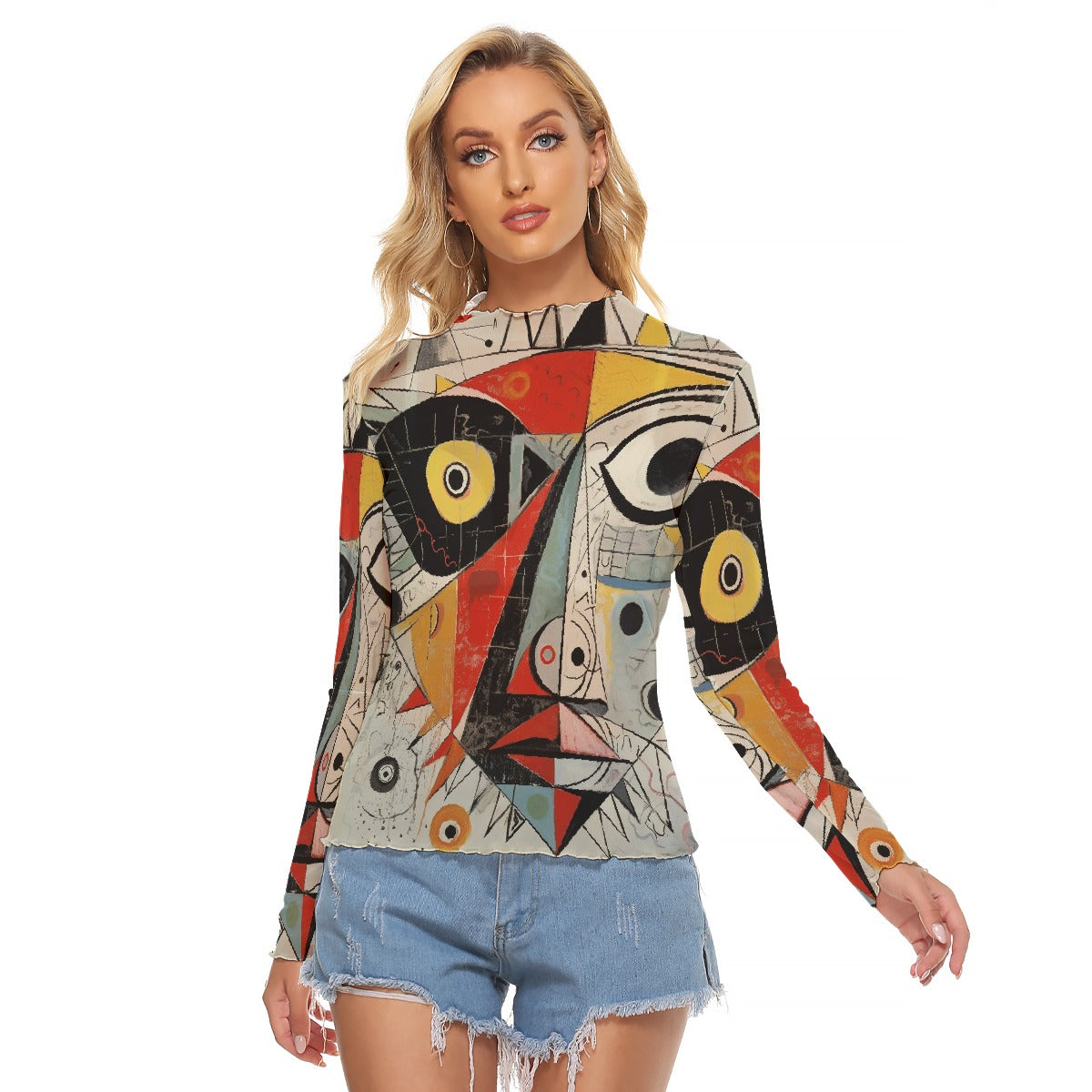 All-Over Print Women's Mesh T-shirt