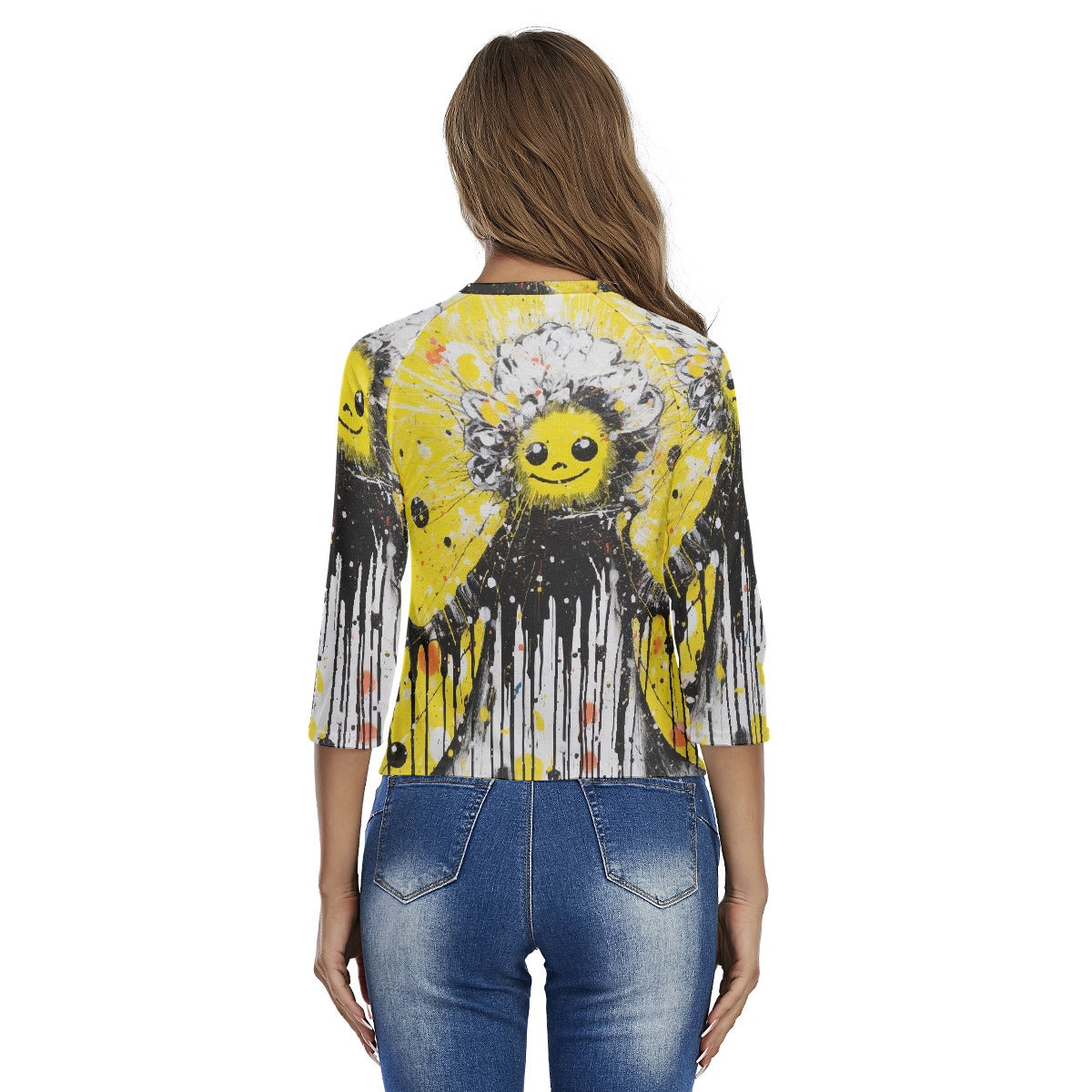 All-Over Print Women's Raglan Sleeves T-shirts