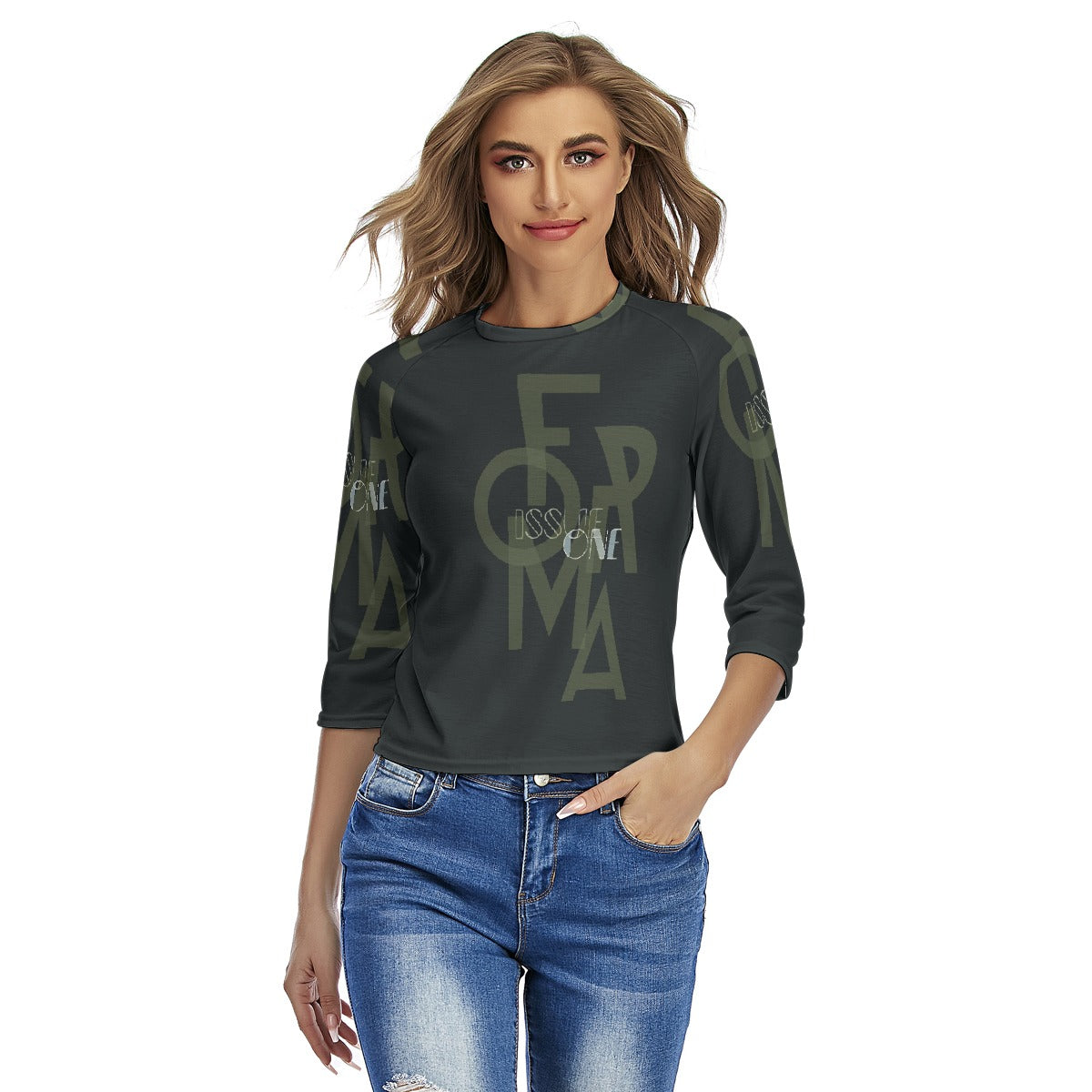 All-Over Print Women's Raglan Sleeves T-shirts