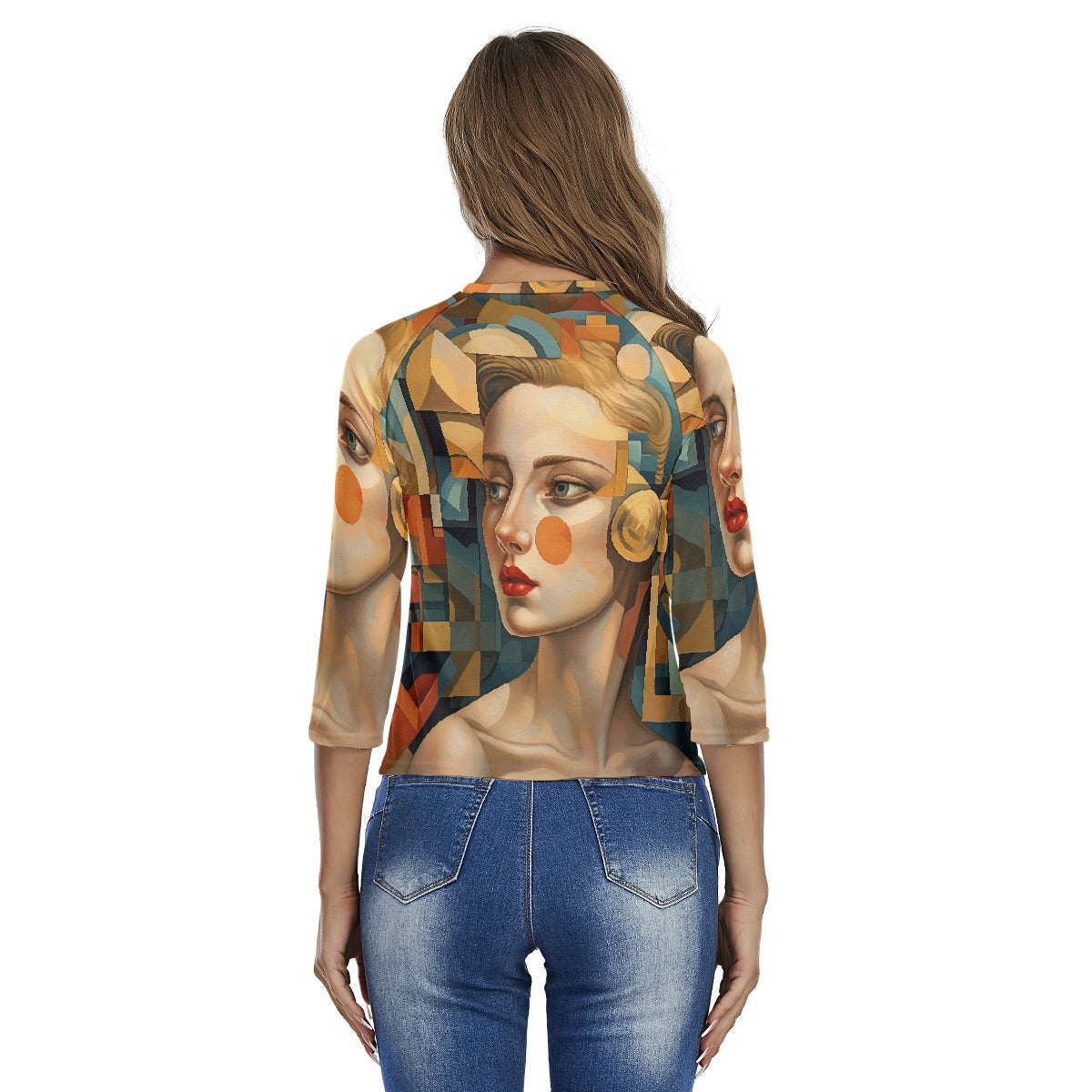 All-Over Print Women's Raglan Sleeves T-shirts