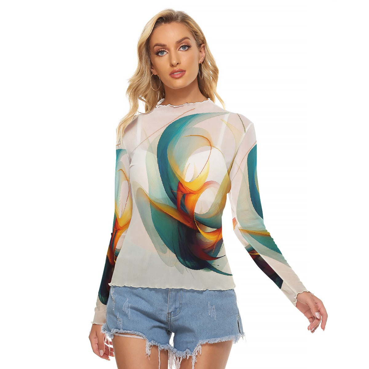 All-Over Print Women's Mesh T-shirt