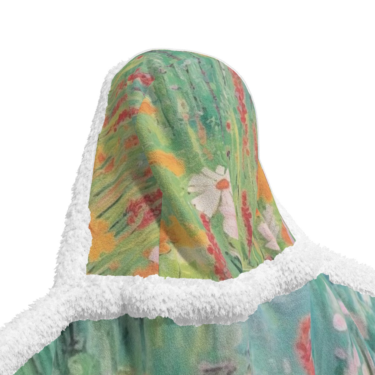 All-Over Print Unisex Wearable Hooded Blanket