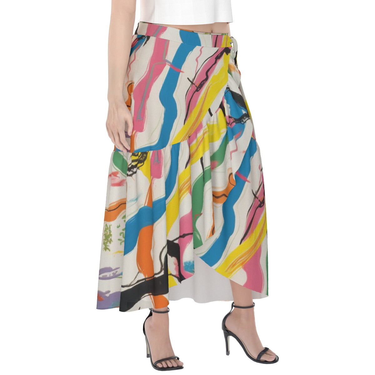 All-Over Print Women's Wrap Skirt