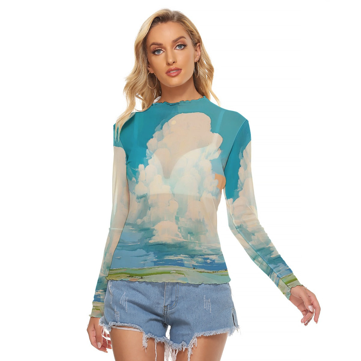 All-Over Print Women's Mesh T-shirt