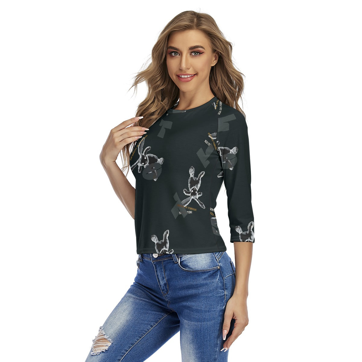 All-Over Print Women's Raglan Sleeves T-shirts